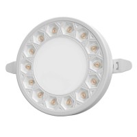 Світильник LED даунлайт Violux ADAMANT 18W 4200K круг IP20 білий ( 100160 )
