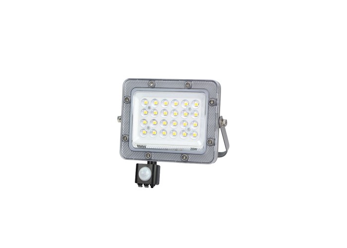 Прожектор LED Violux CARBON-S 20W 5000K 2000lm IP65 з датчиком ( 400212 )