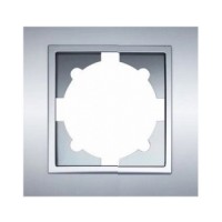 Рамка ELBI ZENA Silverline сірий металік 1-на (608-011000-271)