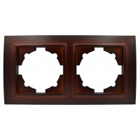Рамка ELBI ZENA Woodline червоне дерево 2-на ( 500-012900-226 )