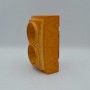 Розетка Nilson Themis дуб 2-на з заземленням ( 26251025 )