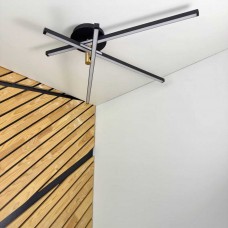 Світильник LED RIXOS 60W 4000K IP20 поворотний пісочно-чорний + золото Violux ( 200170​ )