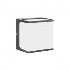 Світильник фасадний Violux CUBE 8W 4200K 600Lm ІР65 чорний ( 500430 )