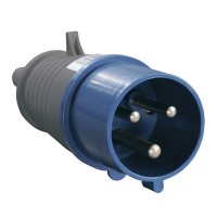 Силова вилка IEK ССІ-023 (2Р+PЕ) 32А 220V IP44