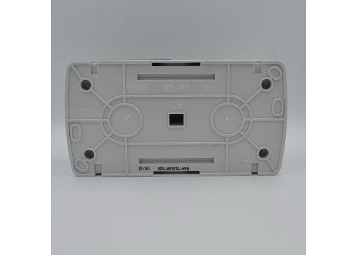 Вимикач EVA сірий 1кл + Розетка з заземленням з кришкою IP54 ( 554-011500-920 )