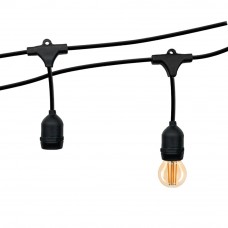 Гірлянда TWIST патрон 10хЕ27 5м IP65 чорний VIOLUX ( 950012 )