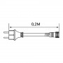 Гірлянда TWIST патрон 10хЕ27 5м IP65 чорний VIOLUX ( 950012 )