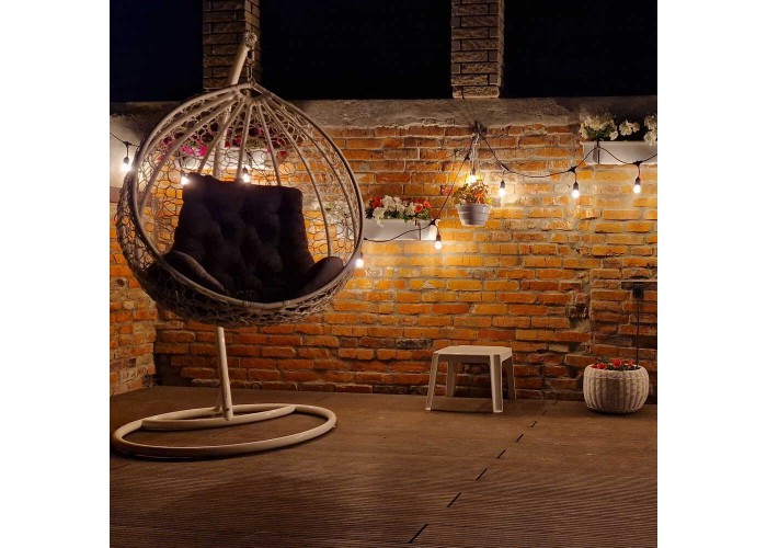 Гірлянда TWIST патрон 10хЕ27 5м IP65 чорний VIOLUX ( 950012 )