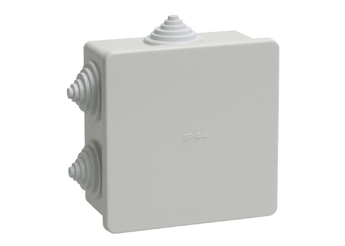 Коробка розподільча IEK 85х85х40 сіра КМ41235 ( UKO11-085-085-040-K41-44 )