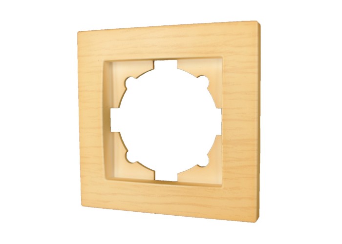 Рамка ELBI VEGA Woodline клен 1-на (510-012700-271)