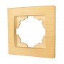 Рамка ELBI VEGA Woodline клен 1-на (510-012700-271)