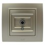 Розетка ELBI ZENA Silverline титан TV без рамки ( 609-011400-273 )