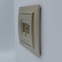 Розетка ELBI ZENA Silverline титан TV без рамки ( 609-011400-273 )