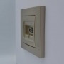 Розетка ELBI ZENA Silverline титан TV без рамки ( 609-011400-273 )