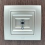 Розетка ELBI ZENA Silverline титан TV без рамки ( 609-011400-273 )