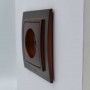 Розетка ELBI ZENA Woodline червоне дерево 1-на без заземлення без рамки ( 609-012900-215 )