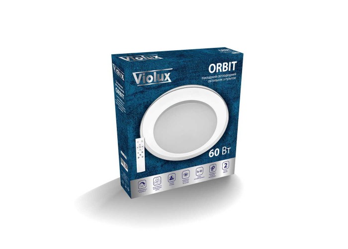 Светильник LED smart ORBIT+пульт 60W 3000-6000K IP20 круг  (220275)