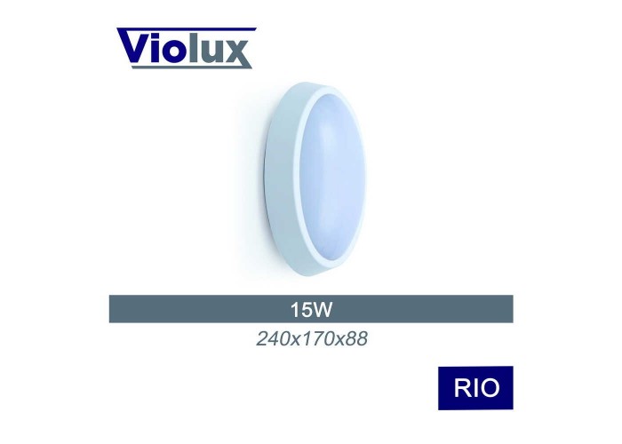 Світильник LED Violux НББ RIO 15W 5000K IP64 ( 243331 )