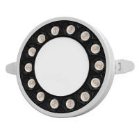 Світильник LED даунлайт Violux ADAMANT 18W 4200K круг IP20 чорний ( 100170 )