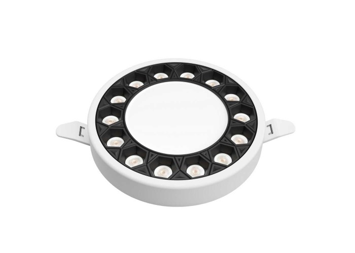 Світильник LED даунлайт Violux ADAMANT 18W 4200K круг IP20 чорний ( 100170 )