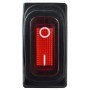 Клавишный переключатель kcd3-101wn r/b, Аско [a0140040036]