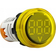 Цифровий вимірювач напруги Аско-Укрем ED16-22VD 30-500В АС жовтий (A0190010018)