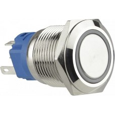 Кнопка Аско-Укрем TYJ 19-271 1NO+1NC 24В з підсвічуванням червона (A0140010139)