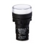 Светосигнальная арматура (светодиодный индикатор) ad22-22ds белая 220v dc, Аско [a0140030080]