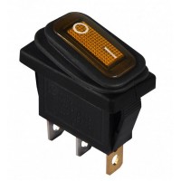 Клавишный переключатель kcd3-101wn yl/b, Аско [a0140040037]
