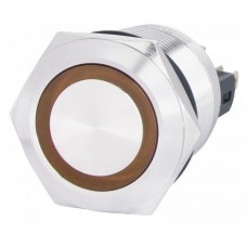 Кнопка Аско-Укрем TYJ 22-271 1NO+1NC 220В з підсвічуванням жовта (A0140010131)