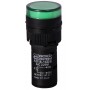 Светосигнальная арматура (светодиодный индикатор) ad16-16ds зеленая 220v ac, Аско [a0140030051]