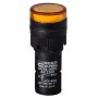 Светосигнальная арматура (светодиодный индикатор) ad16-16ds желтая 220v ac, Аско [a0140030052]