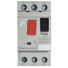 Автоматический выключатель защиты двигателя ва-2005 М14, Аско [a0010050006]