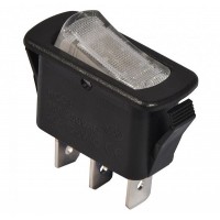 Клавишный переключатель kcd3-101n-12 wh/b, Аско [a0140040039]