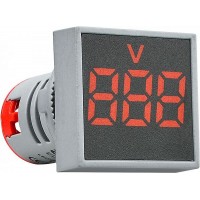 Цифровий вимірювач напруги Аско-Укрем ED16-22FVD 30-500В АС червоний (A0190010035)