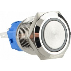 Кнопка Аско-Укрем TYJ 19-271 1NO+1NC 220В з підсвічуванням червона (A0140010112)