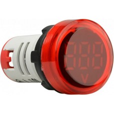 Цифровий вимірювач напруги Аско-Укрем ED16-22VD 30-500В АС червоний (A0190010016)