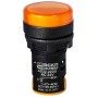 Светосигнальная арматура (светодиодный индикатор) ad22-22ds желтая 24v ac/dc, Аско [a0140030049]