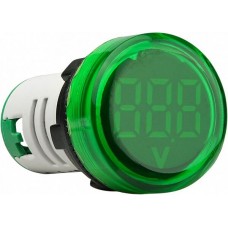 Цифровий вимірювач напруги Аско-Укрем ED16-22VD 30-500В АС зелений (A0190010017)