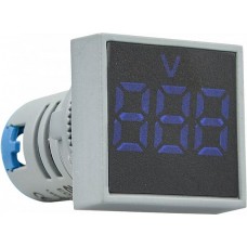 Цифровий вимірювач напруги Аско-Укрем ED16-22FVD 30-500В АС синій (A0190010036)