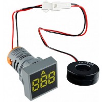 Цифровий вимірювач струму Аско-Укрем ED16-22FAD 0-100А жовтий (A0190010038)