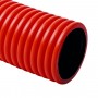 Труба гнучка двостінна гофрована (для підземної прокладки) KOPOFLEX BA 110, червона, бухта 50 м