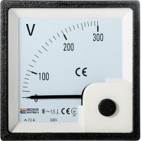 Вольтметр Аско-Укрем 30А 300В АС 72х72мм (A-72-6) (A0190010065)