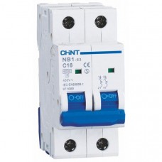 Модульний автоматичний вимикач Chint NB1-63 3P C2 6кА DB (179701)
