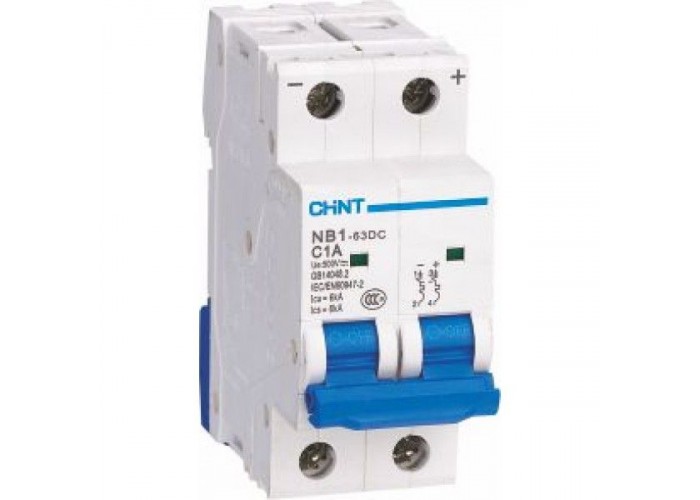 Автоматический выключатель nb1-63dc 2P C16 dc500v 6kA, Chint [182720]