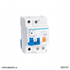 Дифференциальный автоматический выключатель nb1L 1P+N (36мм) C16 30mA, электрически-механический тип ac, 10kA, Chint [203107]