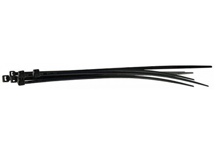 Хомуты кабельные chs 250х5 мм черные UV (упаковка 100шт) Аско [a0150090136]