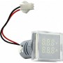 Квадратный цифровой измеритель универсальный тока+напряжения ed16-22 vfad 0-100A, 50-500В белый, Аско [a0190010047]