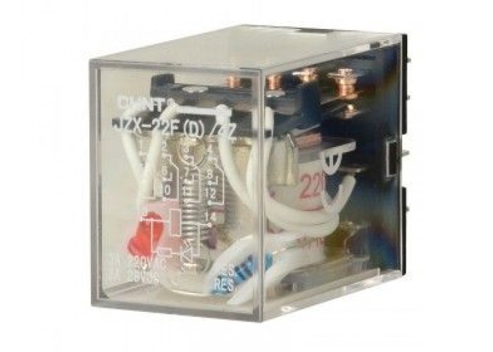 Промежуточное реле jzx-22F (D) 4 конт.с инд.led 3А 24В dc, Chint [285135]