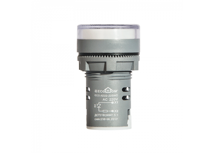 Сигнальная eco ad22-22smd белая 220v ac, Аско [eco090010009]